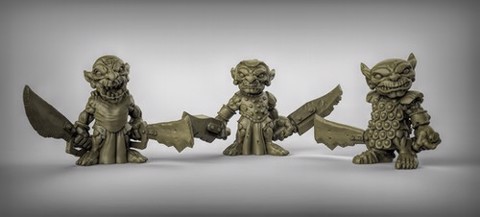 Image of Goblins with dual hand weapons