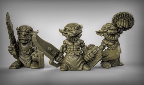 Image of Goblins With swords and Shields