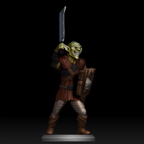 Image of Goblin Fighter - Miniature