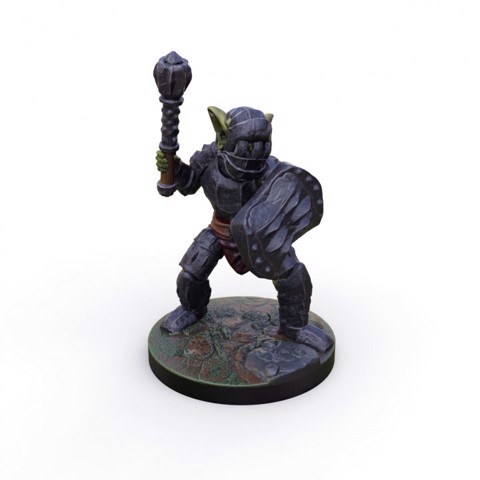 Image of Armored Goblin 28mm Miniature