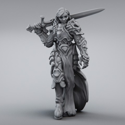 Image of Anti Paladin - Long Blade - Hell Hath No Fury - 32mm scale