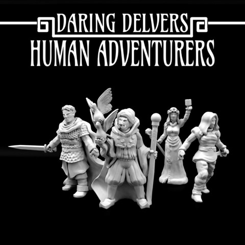 Image of Daring Delvers: Human Adventurers