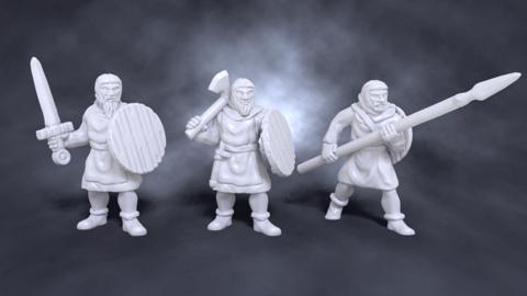 Image of Medieval Peasants 2 (3 models)