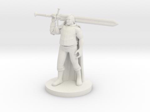 Image of Fluffy Paladin with a big Sword