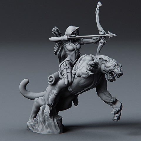 Image of Panther Scout - 32mm scale model - DnD