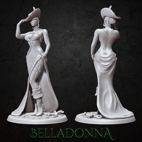 Image of Belladonna - STL File - 3D Print
