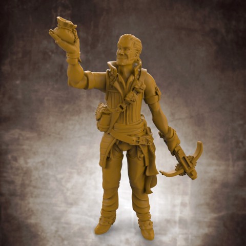 Image of RPG Rogue - Multipart with build options (32mm scale)