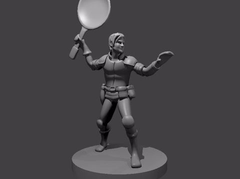 Image of Frying Pan Fighter Dude