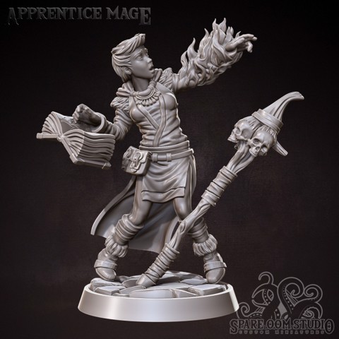 Image of Apprentice Mage 32mm scale