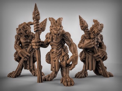 Image of Kobolds with spears