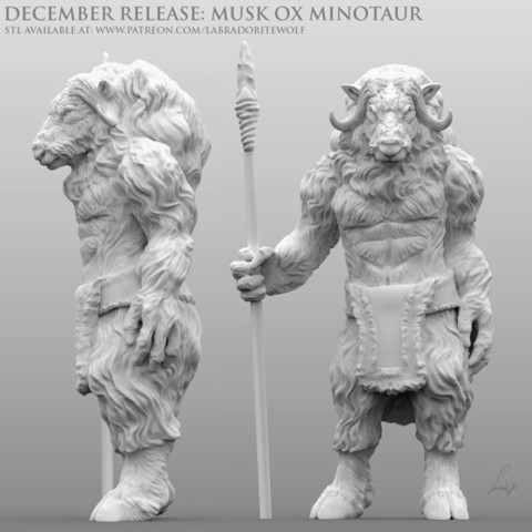 Image of Musk Ox Minotaur