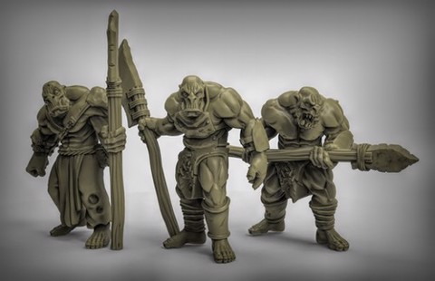 Image of Orcs with spears