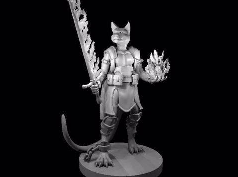 Image of Tabaxi Female Hexblade