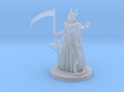 Image of Tiefling Female Death Cleric 3