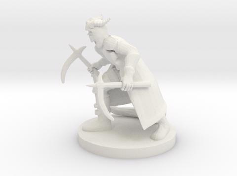 Image of Tiefling Rogue with Scythes