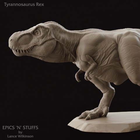 Image of Tyrannosaurus Rex statue