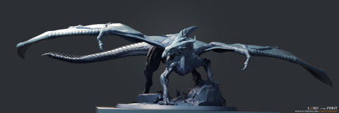 Image of White dragon - Adult