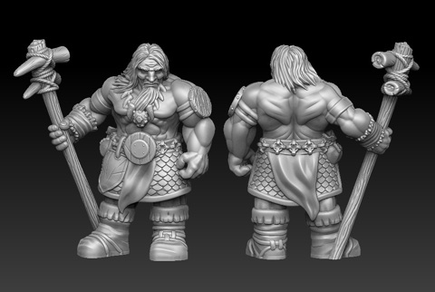 Image of Giant 3d printable miniature