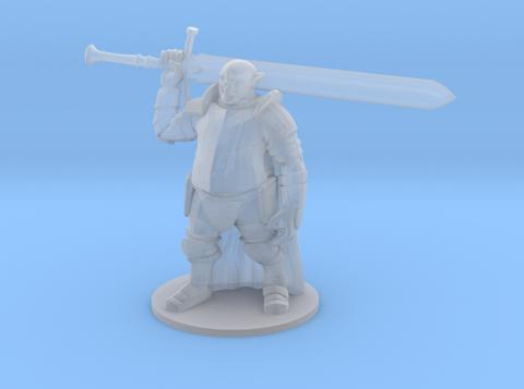 Image of Ogre in Plate Armor with Sword