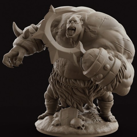 Image of Ogre Berserker Miniature