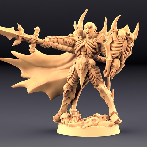 Image of Drakenmir the Bonelord - Soulless/Vampire Necromancer Hero